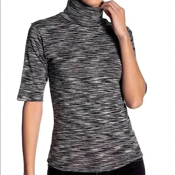 Free People Sunshine Spacedye Turtleneck Top S - Picture 3 of 8